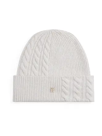 TOMMY HILFIGER | Mütze - Haube | hellgrau